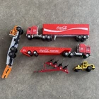 Coca Cola Die Cast Semis And Other Die Cast Parts And Pieces Lot VTG