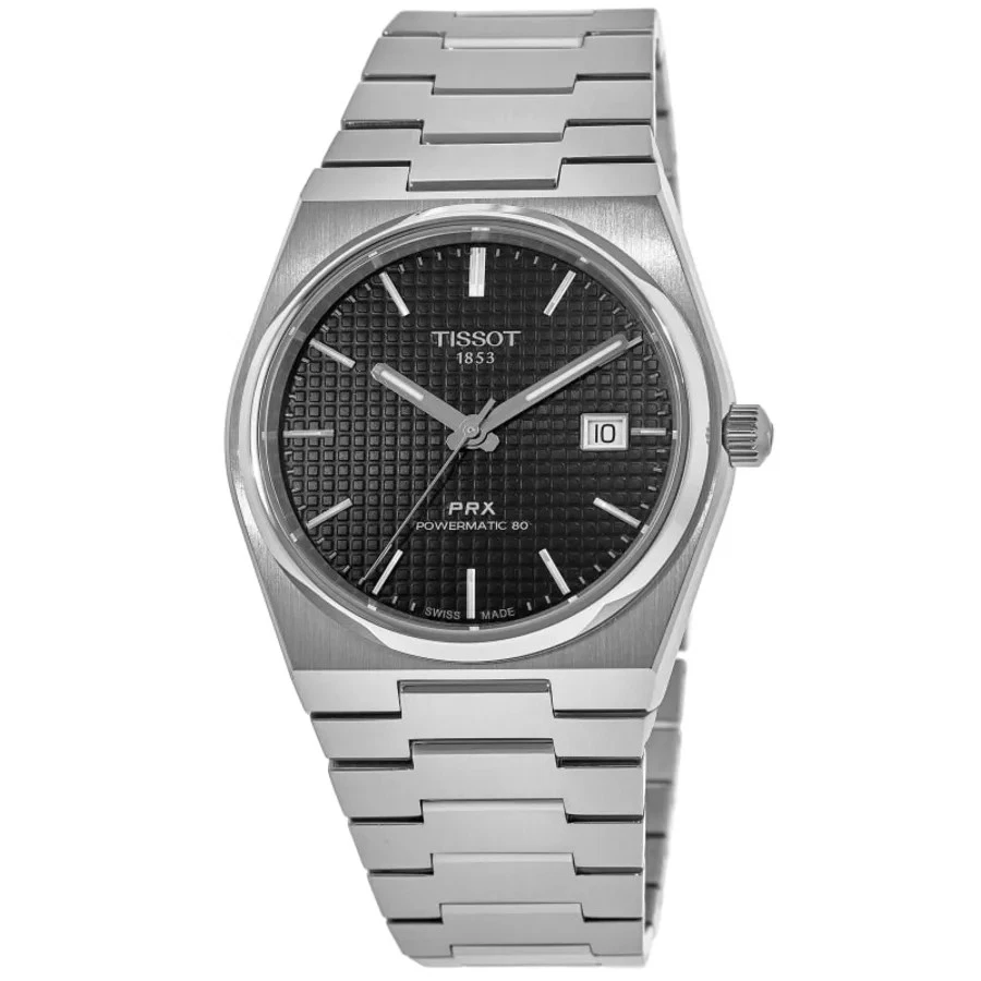 New Tissot PRX Powermatic 80 Automatic Black Men's Watch T137.407.11.051.00