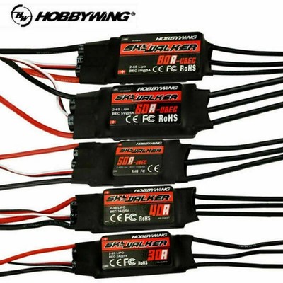 Hobbywing SKYWALKER 40/60/80A Brushless Regler ESC & BEC für RC Flugzeug To N5G8