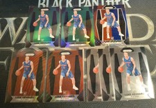 2017 Panini Prizm Luke Kennard 8 Card Rookie Lot Base - Ruby Wave - Green - RWB 