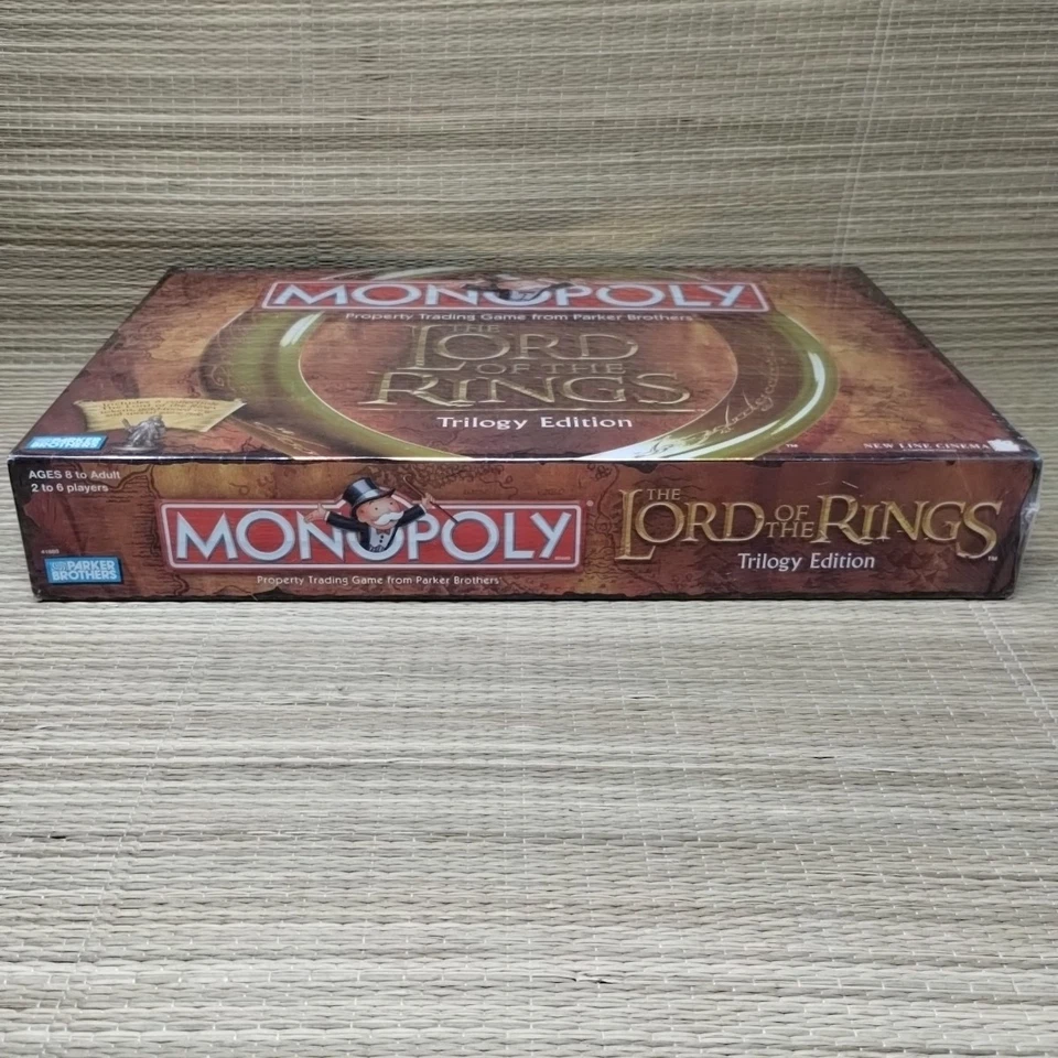Monopoly El Señor de los Anillos Edición Trilogía Juego de Mesa 2003 Hasbro Precintado Nuevo Foto 4 de 4