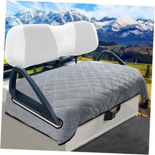 Golf Cart Seat Covers, Golf Cart Seat Towel Blanket, Short Plush Light Gray