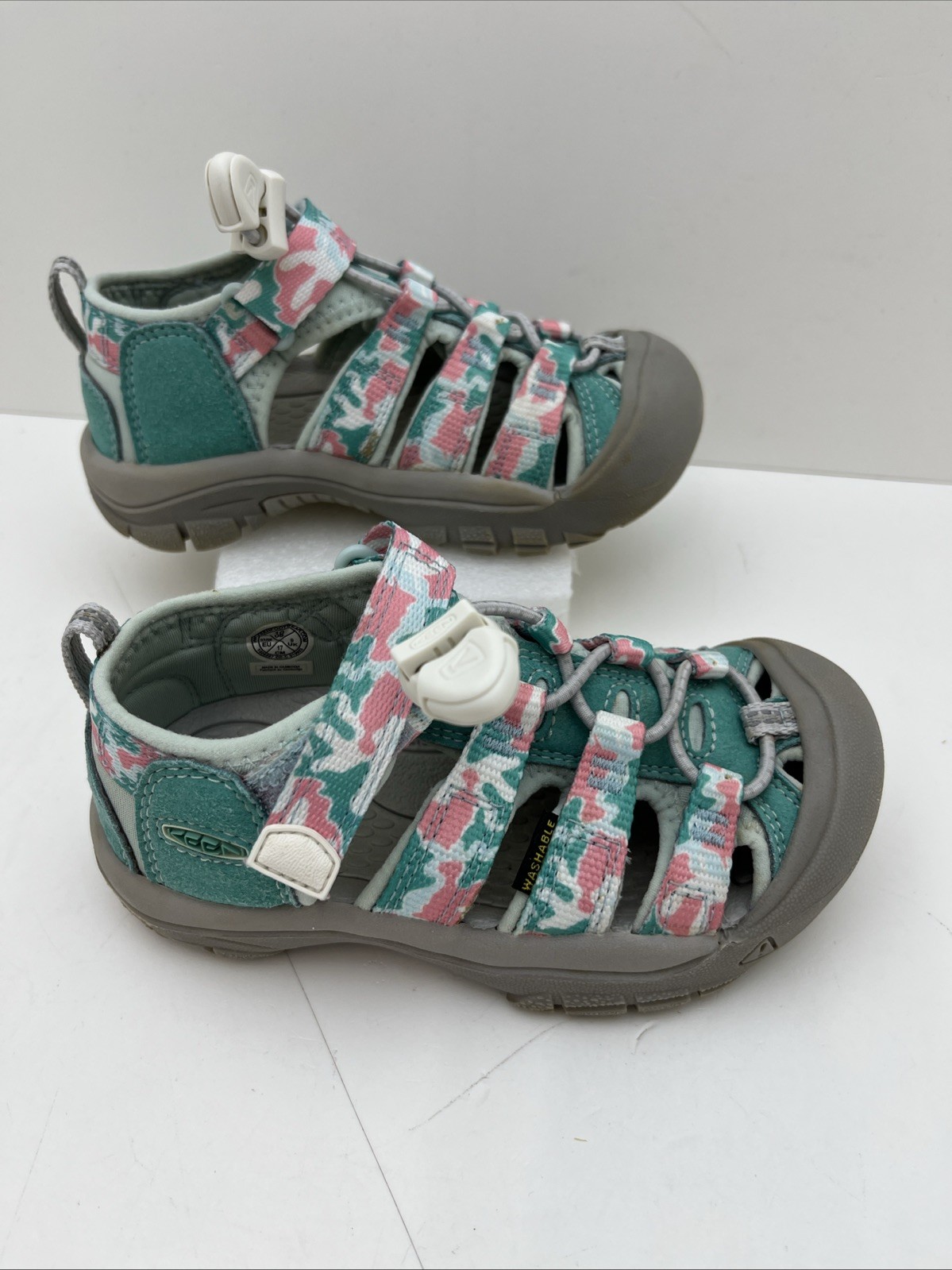 Sandali da trekking Keen Seacamp rosa acqua acqua acqua bambini taglia 10