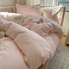 Pink Duvet Cover with White Lace Twin Kids Pink Plaid Gingham Duvet Cover Set