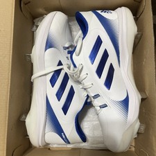 Women's Adidas Adizero Purehustle 2 Softball Cleats - White/royal Blue Size 7