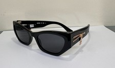 MOSCHINO MOS159 Women's Black Solid Color Zip Up Sunglasses On Poles
