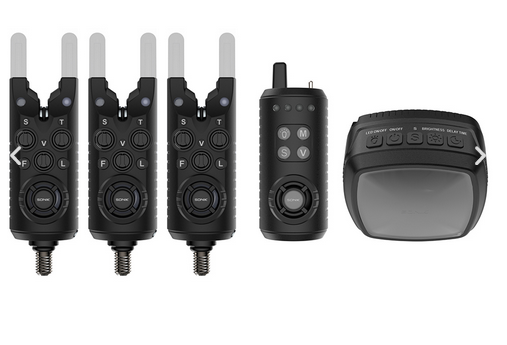 Sonik Gizmo2 Alarm Set 3+1 Inkl. Bivvy Light-image
