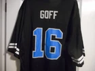 Jared Goff Detroit Lions #16 Football Jersey NEW W/Tags NFL Team Apparel Size2XL