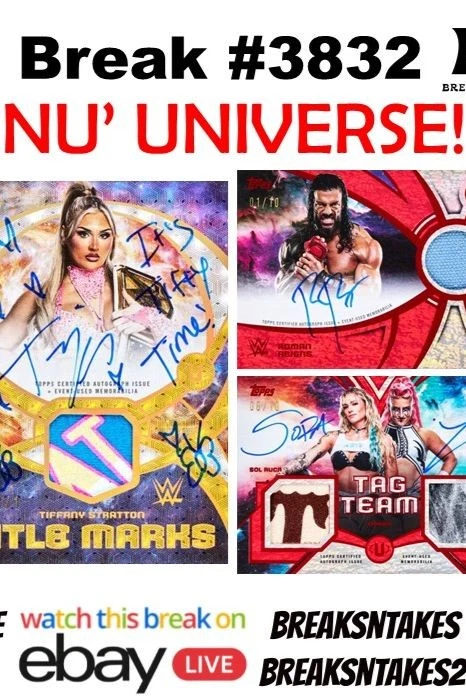 Break #3832: 2026 Topps WWE Universe Hobby CASE (12 BOX) Pick Your Wrestler