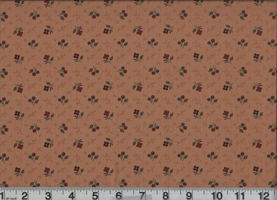 Kansas Troubles Fabric Sandhill Plums 18'' x 22'' Fat Quarter Quilt Shop Quality