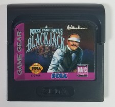 Poker Face Paul's Blackjack Sega Game Gear, 1992 Tested
