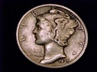 1935-D Mercury Dime, Fine Grade