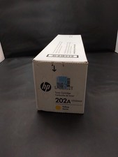 HP 202A Yellow Toner Cartridge CF502A OEM LaserJet M254 M281 M280 Sealed NEW