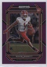 2023 Panini Prizm Draft Picks Purple Prizm 62/75 Rakim Jarrett #198 0x1