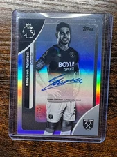 Emerson Palmieri 2025-26 Topps Premier League AC-EMR Auto Black & White 21/75