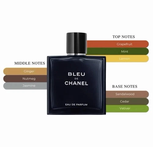 CHANEL Bleu 3.4 fl oz Men's Eau De Parfum Spray New With Box image 2