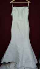 Anna Sorrano Ivory Wedding Dress Strapless Size 14