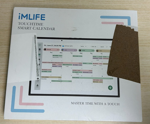iMLIFE 10.1" Touchtime Smart Calendar, Touchscreen Family Planner & Calendar
