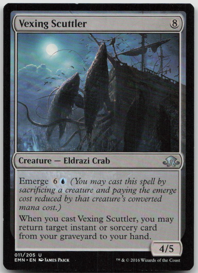 Vexing Scuttler #11 Uncommon Eldritch Moon Magic: The Gathering Warped