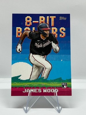 2025 Topps James Wood #8B-16 8-Bit Ballers Insert RC Washington Nationals