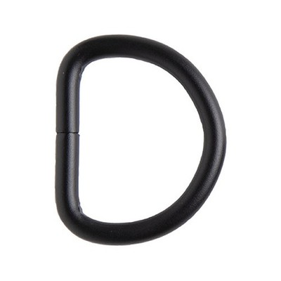 (3,15 EUR/Stck) Solide D-Ringe - 38mm - Schwarz (Nickelfrei), 6er Pack, Tandy