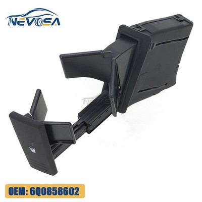 Black Front Console Cup Holder For VW Volkswagen Polo 9N 2002-2010