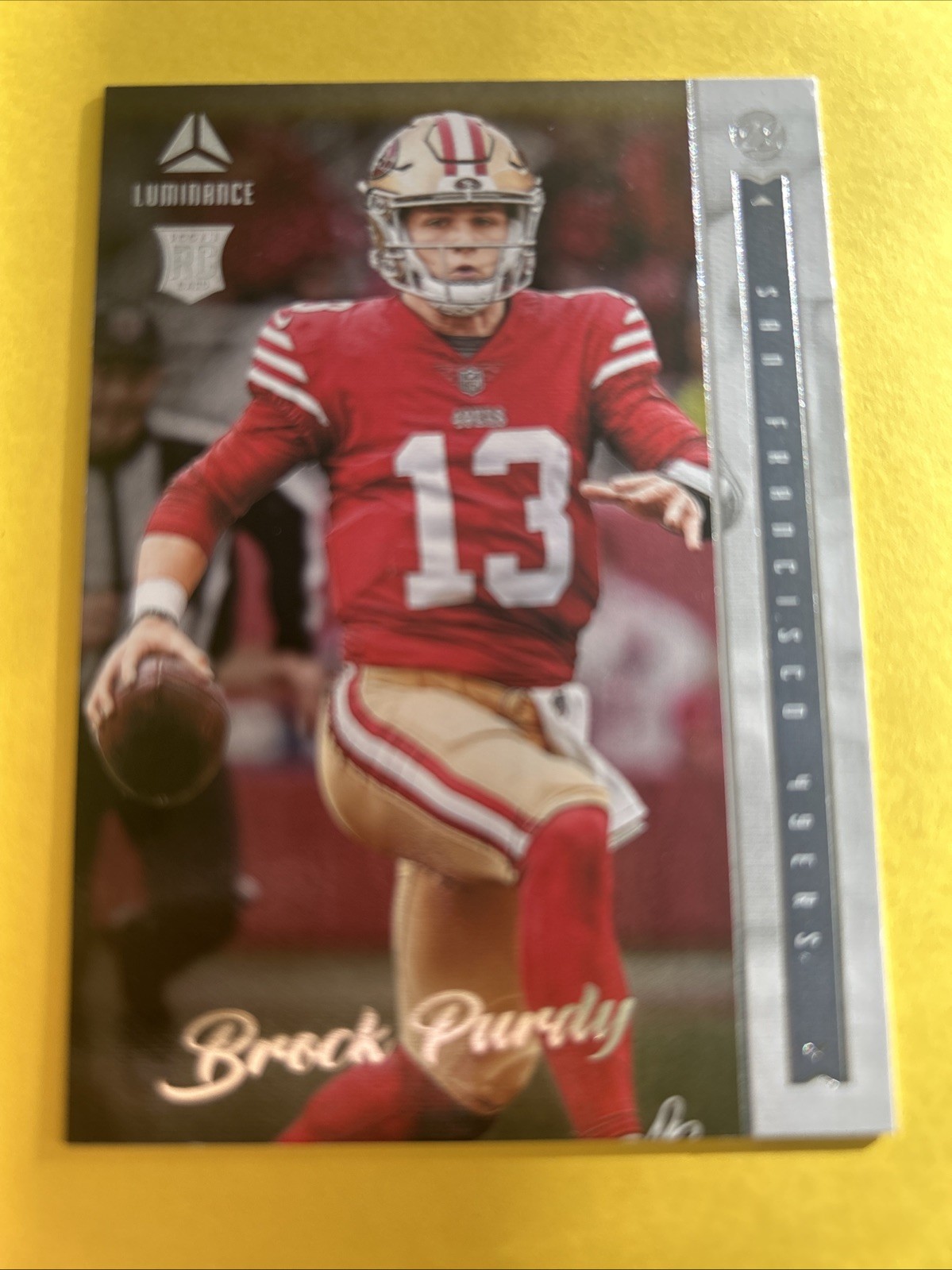 2022 Panini Chronicles - Luminance Update Rookies Brock Purdy #213 (RC)
