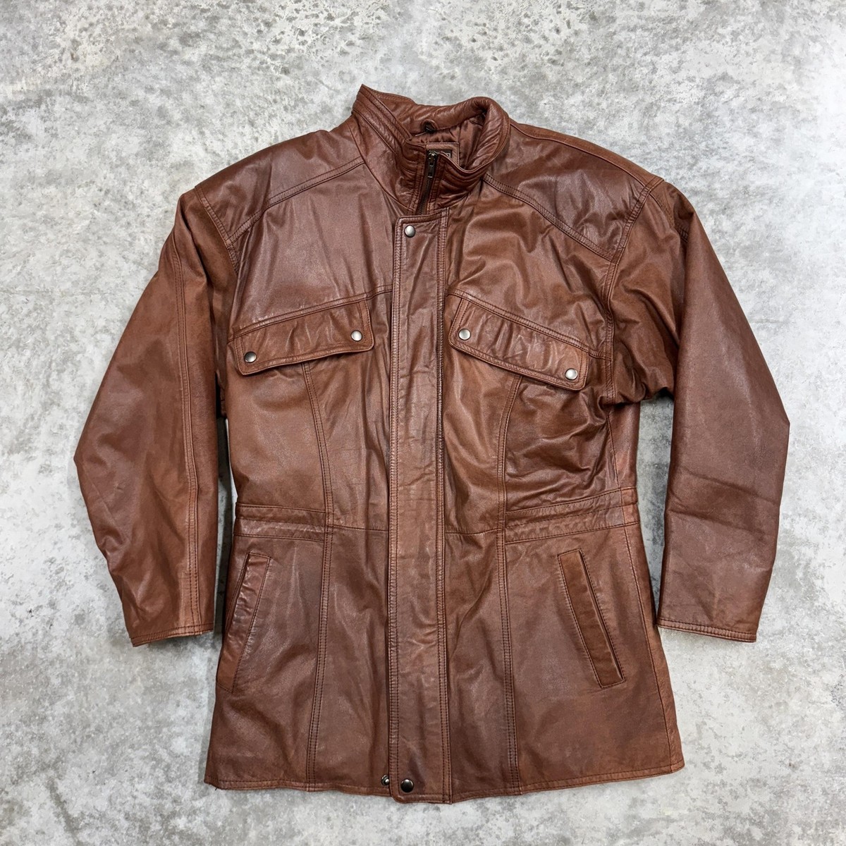 売り最激安 80s euro vintage leather × wool jacket 【公式通販】