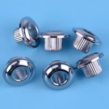 6Pcs Bushings Conversion Bushings Guitar Vintage Tuning Keys Adapter Ferrules