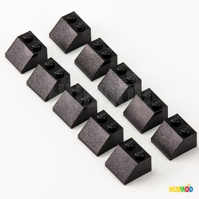 Lot of 10 Genuine LEGO 3039 Black Roof Tile 2x2 Slope 45 Brick Blocks Parts NEW