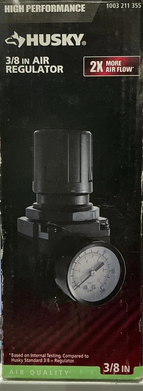 Husky 3/8 in. High Performance Air Regulator NO Gauge NIB