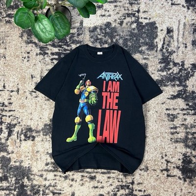 Anthrax T-shirt Rock Band Tee Big Print Thrash Metall Punk Graphic Tee Vintage