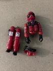 New ListingVTG. 1984 Hasbro GI Joe Wild Weasel Pilot 3.75" ARAH Cobra Rattler Figure Red