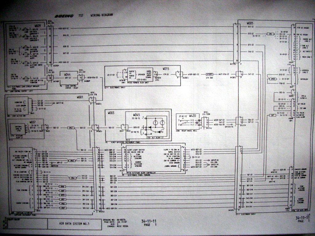 Boeing 73725A Airframe Wiring Diagram Manual eBay