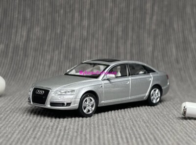 Masdi 1:64 Silver A6L C6 Classic Sedan Sports Model Diecast Metal Car