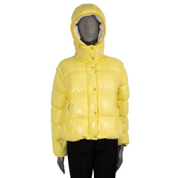 70493 Auth Moncler Yellow 2023 MAULEON CABRIO DOWN PUFFER VEST Jacket 1 S