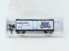 N Scale Micro-Trains MTL 02100390 NE Nebraska State 40' Plug Door Box Car #1867