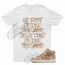 GRIND T Shirt for Dunk High Desert Camo Hemp Sail Velvet Brown Light Pink 1