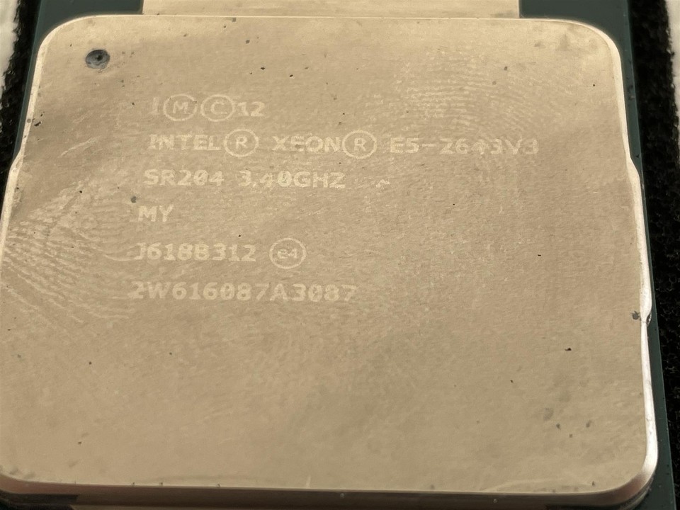 For HP 790097-001 Intel Xeon Processor E5-2643 v3 SR204 3.40GHz CPU ...