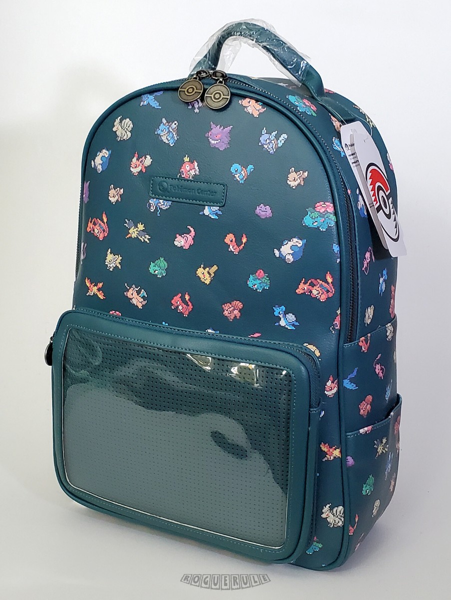 🚦Pokemon Center Pixel Pin Collector Backpack Exclusive 2022 New!