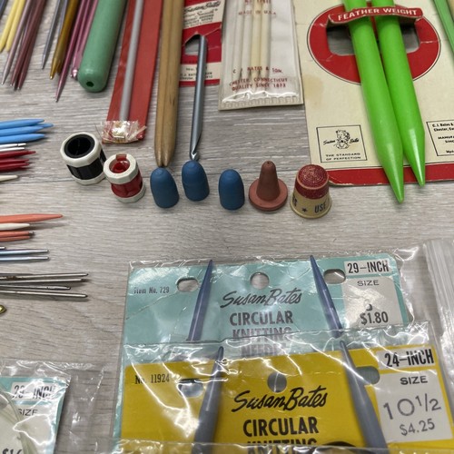 Large Lot knitting Needles Bamboo, Interchangeable, Circular Needles, 106+ Pcs. - Picture 8 of 16