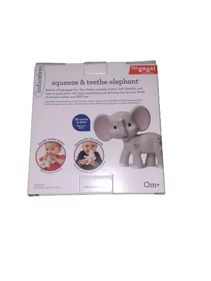 Infantino squeeze cheap and teethe elephant