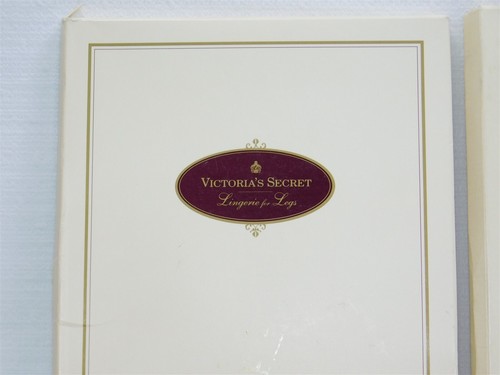 2 NIP Vintage Victoria's Secret Fishnet Pantyhose Black Medium - Picture 5 of 7