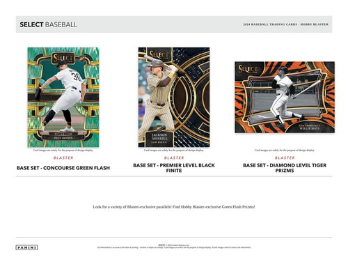 2024 Panini Select Baseball Factory Sealed 6 Pack Hobby Blaster 2 Box Lot - Picture 4 of 5
