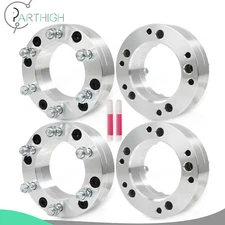 For Ram 1500 5x5.5 to 6x5.5 Wheel Adapters (4) 2" Thick 14x1.5 5 Lug to 6 Lug