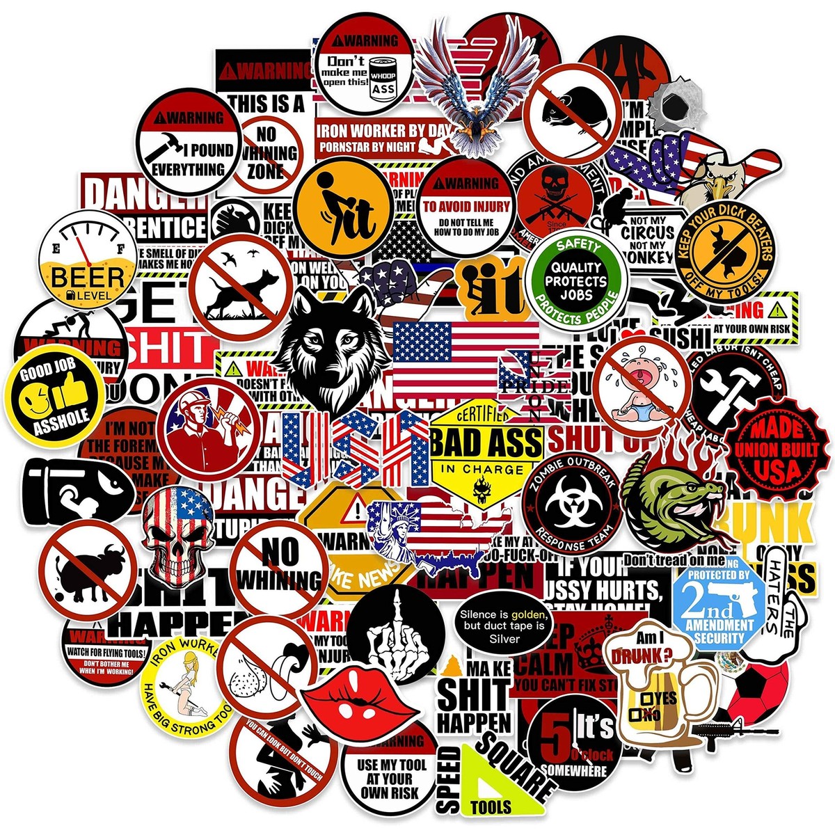 Sticker Bomb Matte Car & Truck Decals/Stickers No Smoking Stickers ...