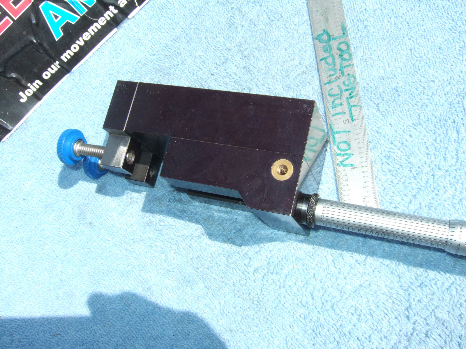 Hermann Schmidt TYPE RADIUS DRESSER SETTING FIXTURE #3 TOOLMAKER IMPORT ALSO FIT