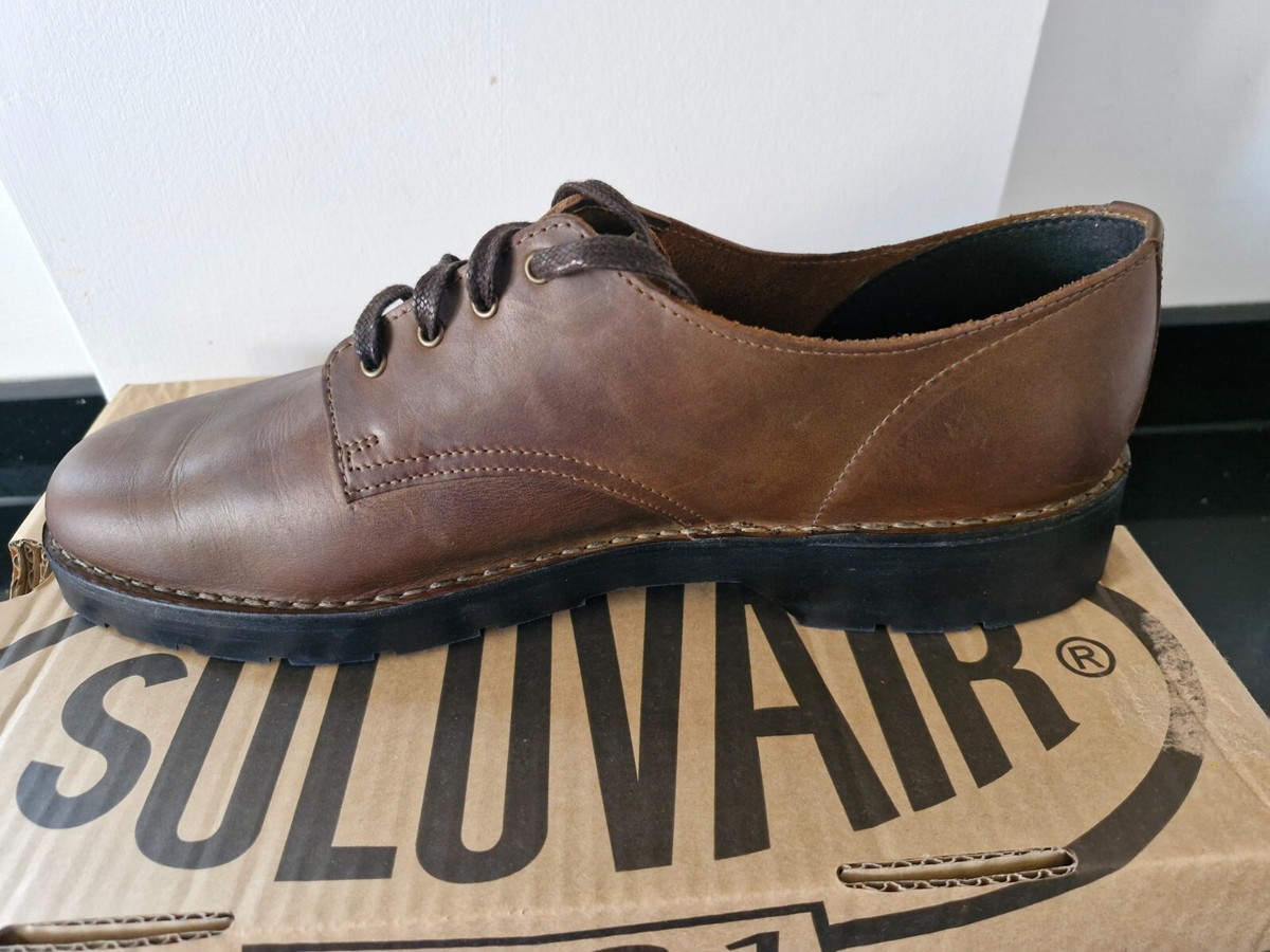 新品未使用　SOLOVAIR 4EYE SHOE GIBSON26.5cm NPS SOLOVAIR Brown Gaucho Crazy Horse 4 Eye Gibson Shoe Size 10 1