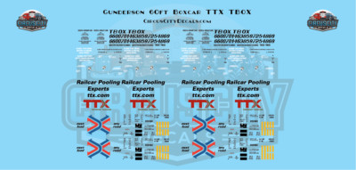 TBOX TTX Gunderson 60' Boxcar N 1:160 Scale Style 2