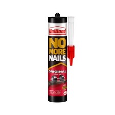Image of UniBond No More Nails Adhesive Original Cartridge Instant Grab Interior Use 365g